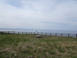 5日目　野付半島入口にあった名もなき駐車場より